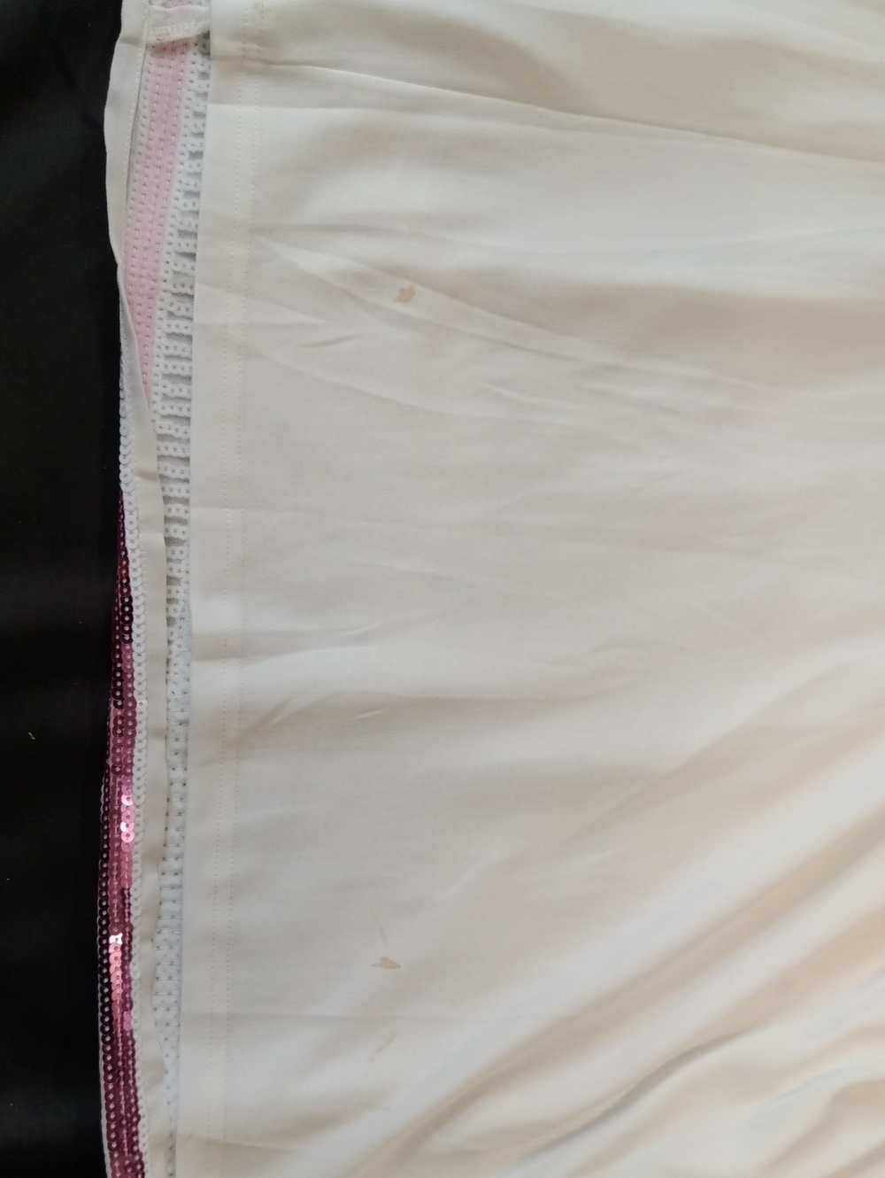 EUC Nasty Gal Fully Sequined White Dress Jacket Pink And Green Designs - Size 4 - Picture 10 of 10